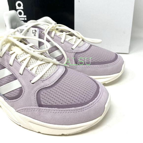 Adidas 90s Valasion Women Sneakers Purple Leather - Picture 7 of 11